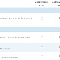 Screenshoty z Drupal 7 developmentu