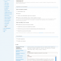 Screenshoty z Drupal 7 developmentu