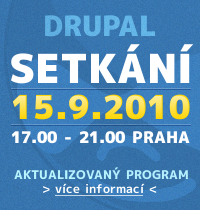 Drupal setkani banner