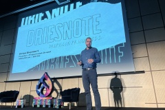Dries presenting at Driesnote Prague 2022