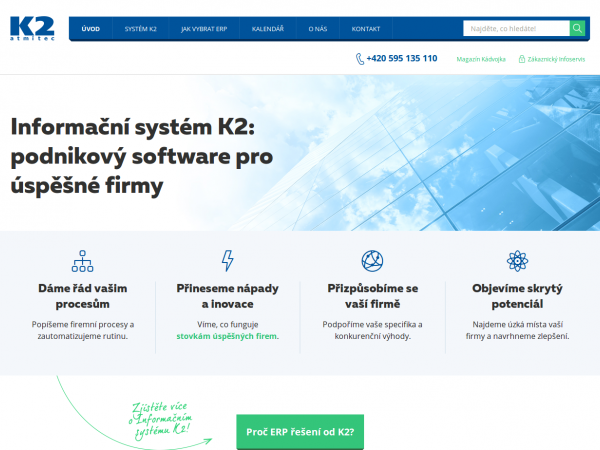 K2 Atmitec frontpage